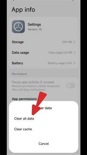 Setting Clear Data Kaise Kare | Mobile Storage Full Fix | Clear Data Settings 2026 #Shorts