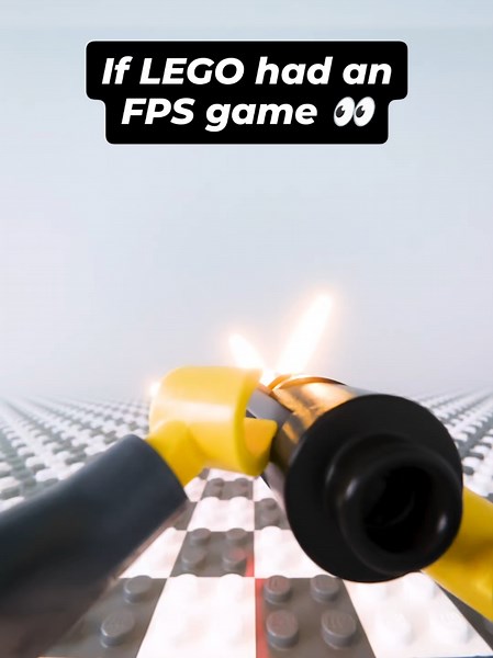 LEGO FPS Game Concept Using Blender Animation