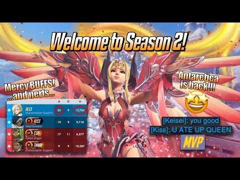 Welcome to Season 2! 🤩 - Mercy Gameplay & Commentary - Overwatch 2 (Season 2)