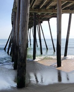 OB ... X marks the spot where you'll find your place along the pier. 🌊 | Visit The Outer Banks