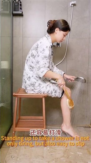 Best Shower Upgrade Ever — Handy Waterproof Bench with Storage! 🛁