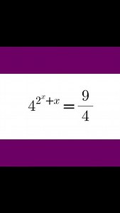 Solve the exponential equation | Mathematics Hub | Facebook