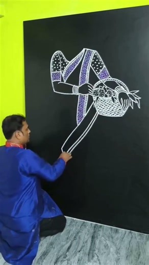 Relaxing Art Idea 🎨 | Easy Drawing Technique to Try #arttechnique #art #artclass