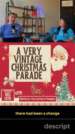 On the Timeloop today, we broke the news that Sapulpa's Christmas Parade is happening, and will continue on to Route 66 like normal, but it's going to look different this year. Here's what we found out! | Sapulpa Times