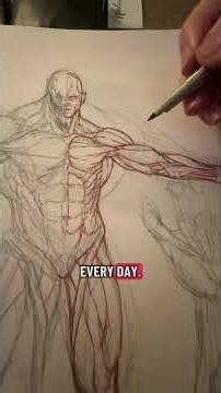 Should you draw every day? ￼￼#art #drawing #anatomy #fyp