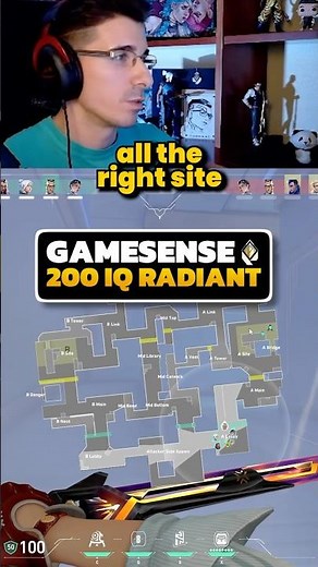 This is Gamesense of 1 Top Radiant ( postplant ) 🏆 valorant live streamer gameplay highlights clips