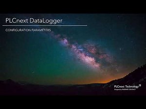 PLCnext DataLogger configuration parameters explained | PLCnext Technology