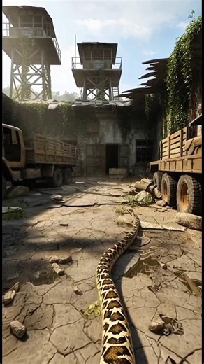Python POV in the Congo Jungle — My GoPro Reveals an Abandoned Military Base 🐍🎥🌿