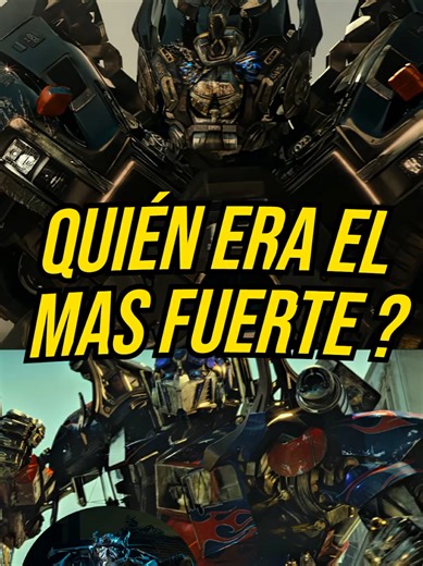 Transformers: Evolución de Autobots Más Débil a Más Fuerte