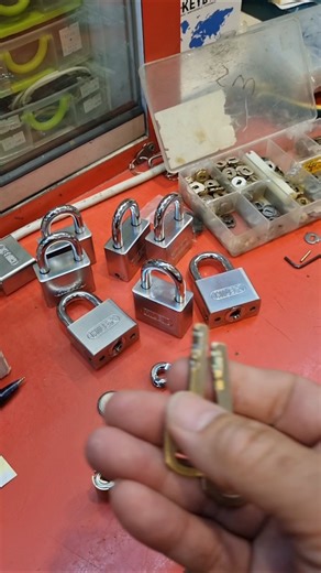 key Aliked System 锁头，一支钥匙开四十粒锁头