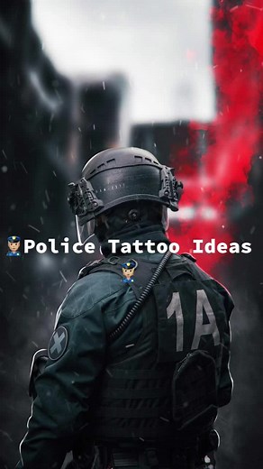 Creative Police Tattoo Ideas for Law Enforcement Officers