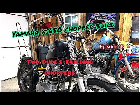 Two Dude’s Building Choppers. Yamaha XS650 chopper build. We’re back at it with some new parts
