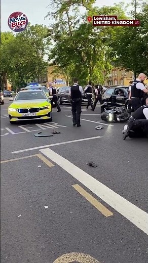 High-Speed London Police Chase Ends After Moped Crashes Into Bus in Lewisham