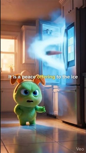 My Alien Dog found a Portal 👽❄️ #shorts #animation