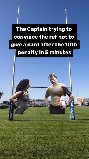 The Captain trying to convince the ref not to give a card after the 10th penalty in 5 minutes. . . . #rugby #rugbyleague #rugbylife #rugbyplayer #rugbygram #rugbymemes #rugbyplayers | Rugby League Hub