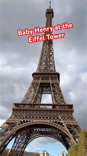 Baby Henry’s on his tours again! #numatic #vacuumcleaner #eiffeltower #subscribe