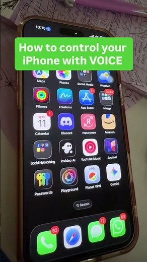 how to control your iphone with your voice commands.
