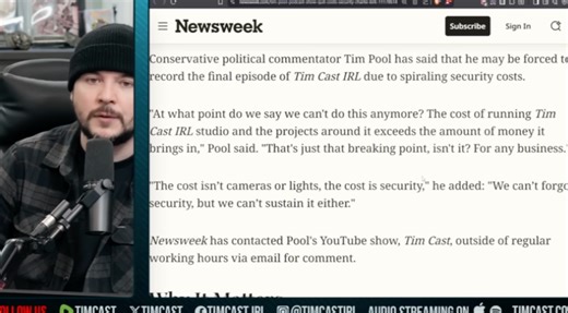 Tim Pool: "I believe that Trump is losing"