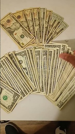 ASMR Counting Cash! (No Talking) Playing With My Money In 25 Seconds