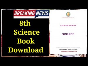 8th Science Book PDF Download | Textbook 2022-2023 | Class 8 Tamil Book