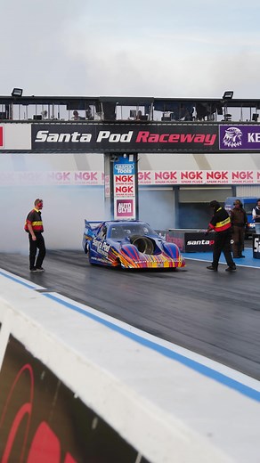 Jet Car Speeding at Santa Pod Raceway!