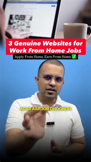 Akash Pandey | Tech | Job | Career Coach on Instagram: "3 genuine work-from-home websites tumhare liye hi hain 👇 🔹 RemoteBharat Programming, HR, Sales/Marketing, Teaching ➡ Multiple categories, Indian companies 🔹 Foundit IT + Non-IT dono ke liye jobs ➡ Freshers + experienced, dono ke options 🔹 Remote Rocketship Global remote roles ➡ International companies + USD payment possible 💵 ⚠️ No fake promises ⚠️ No paid registration Bas apply karo smartly 👉 Is reel ko share karo apne doston ke saat