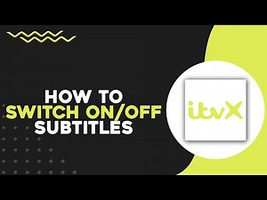 How To Switch OnOff Subtitles On ITVX (Quick & Easy)