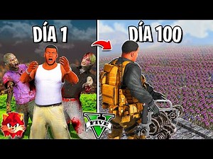 SOBREVIVÍ 100 DÍAS en un APOCALIPSIS ZOMBIE en GTA 5 !! (Zombie Apocalypse mod)