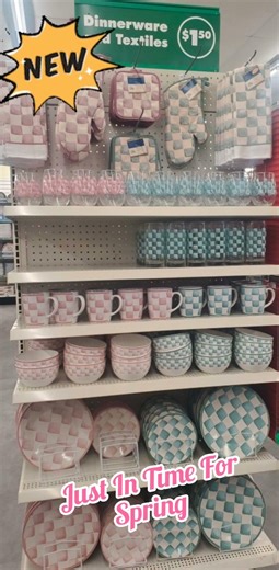 Brand New Dollar Tree table setting #dollartree #dollartreespring