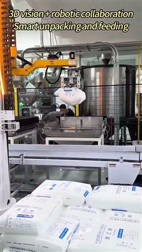 Automatic Debagging & Bag Emptying Machine for Injection Molding Plants