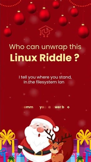 🎄🐧 Linux riddle time keeps rolling! 🐧🎄