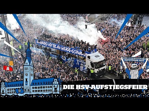 DIE HSV-AUFSTIEGSFEIER | Rathaus, Bustour und die große HSV-Party!