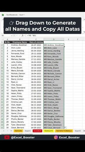 Create 1000 Folders Instantly Using Excel and a Simple Batch File! 🚀 #excel #shorts #exceltips