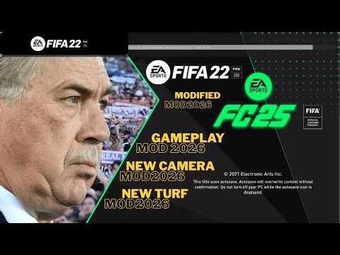 FIFA 22 FC25 Mod ⚽ New Camera & Realistic Gameplay Mods 2026 | Ultra Realism Experience