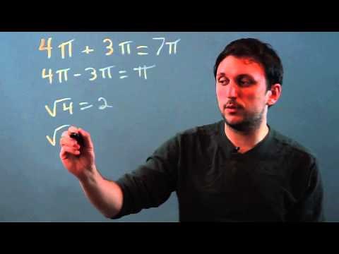 How to Add and Subtract Irrational Numbers