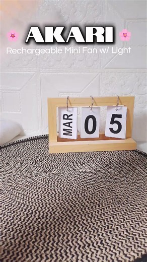 Rechargeable Mini Fan with Light - Perfect for Hot Days