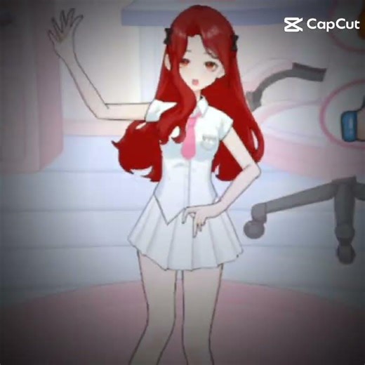 My gacha character as anime again! Anime animation