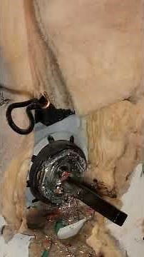 Stuck water heater element.