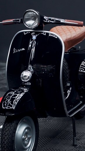 7.8K views · 87 reactions | This Vespa 100 underwent a full frame-off...