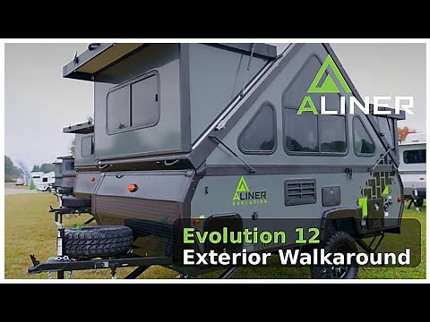 Aliner Expedition Exterior Walkaround | A-Frame Camper Travel Trailer