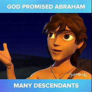 18K views · 4.5K reactions | How will you feel when you receive a big promise from God? Watch Abraham’s reaction when God promised him many descendants!  Watch the full episode of “The Test” with the whole family! https://go.cbn.com/uLjV | Superbook | Facebook