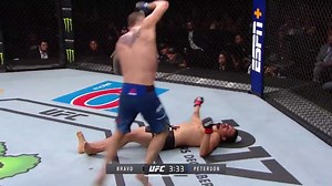 260K views · 3.7K reactions | OUT. COLD. Peterson puts Bravo out with a beautifully timed spinning backfist! Wow! #UFCMexico | UFC | Facebook