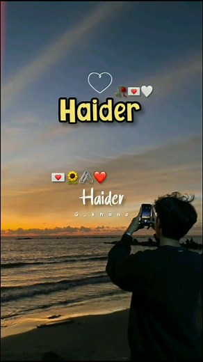 Haider Name Videos Compilation - TikTok Trends