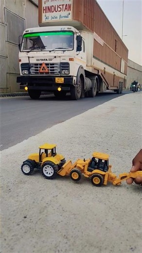 Remote Control Jcb And Dumper Truck Unboxing And Testing Short Video || loder