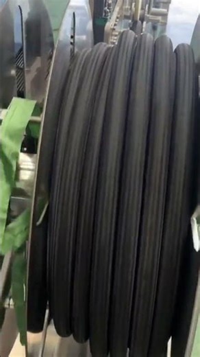 rolling a cable using a rolling tool available at the factory #beautifultools