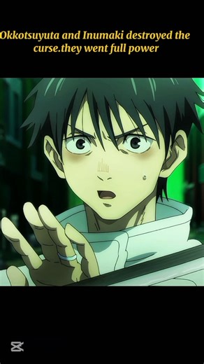 yuta and inumaki went full power #shorts #okkotsuyuta #inumaki #jjk0