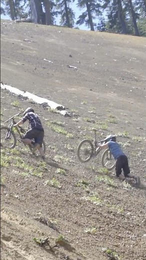 A Untouched Freeride Line on a Volcano Mt Shasta