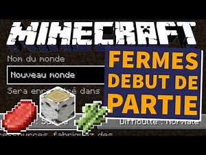 🖐 TOP 5 FERMES pour le DÉBUT DU JEU en SURVIE - Tutoriel Redstone Minecraft 1.20