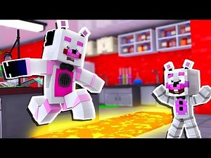 HELPY'S Minecraft Parkour! *The Floor is LAVA* | Minecraft FNAF Roleplay