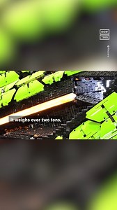 LEGO LAMBO: A full-sized Lamborghini Sian FKP 37 built entirely out of Lego blocks was unveiled at the Paris Motor Show. It took 400,000 Lego bricks and a team of 15 people to build the fake car. | NowThis